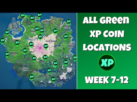 All XP Coin Locations - Fortnite Chapter 2 Season 5 - Green, Blue, Purple, Gold - Gamepur