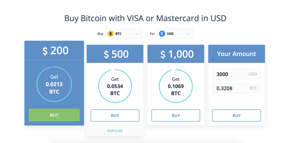 Buy Bitcoin with Credit Card or Debit Card | UTORG