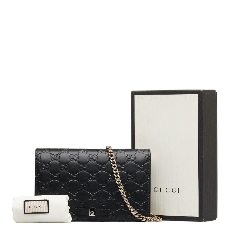 Gucci Icon Signature chain wallet | Bags, Gucci bag, Wallet chain