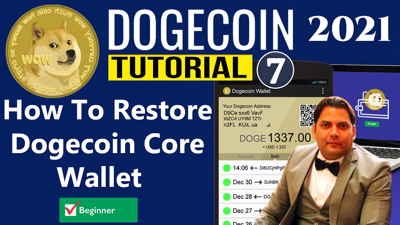 How to Recover Dogecoin Core Wallet With Lost Password in 
