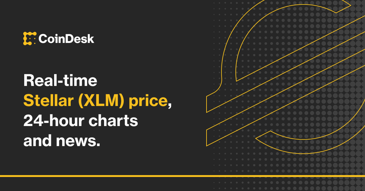 Stellar Price | XLM Live Price Index and Chart- CoinDesk