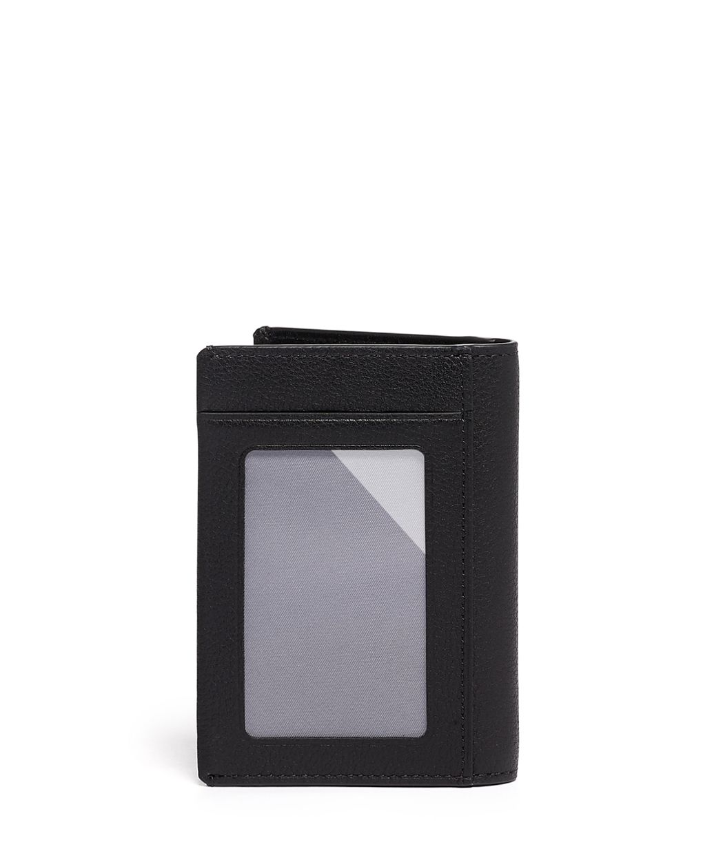 TUMI Black Delta Gusseted Card Case ID with TUMI ID Lock