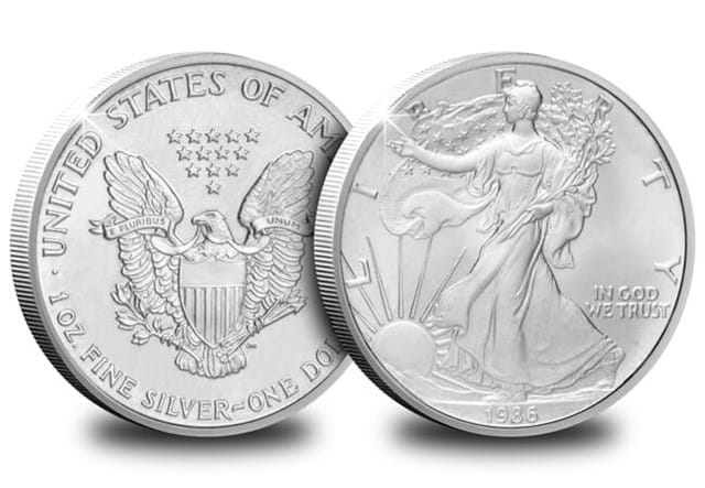 1oz Silver US Eagle – Gold Reef City Mint