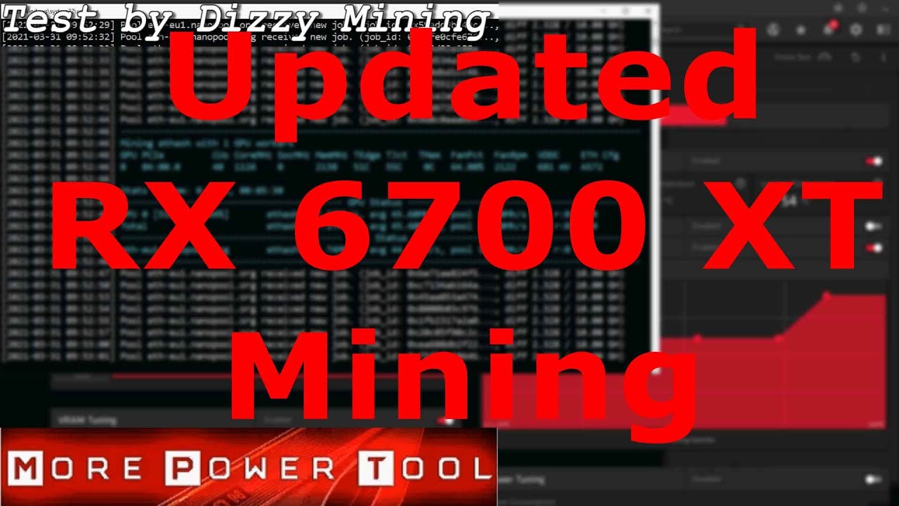 AMD Radeon RX XT in Crypto Mining: ETH Mining @ W tweaked