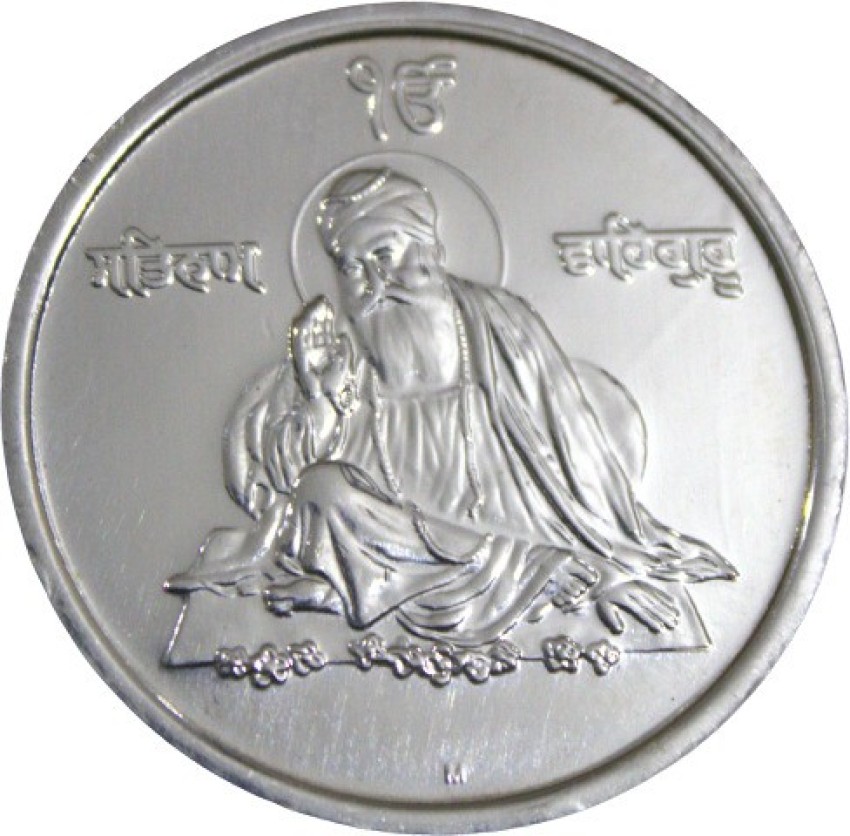 Pure Silver Coin BIS Halmarked Guru Nanak Dev – Karizma Jewels