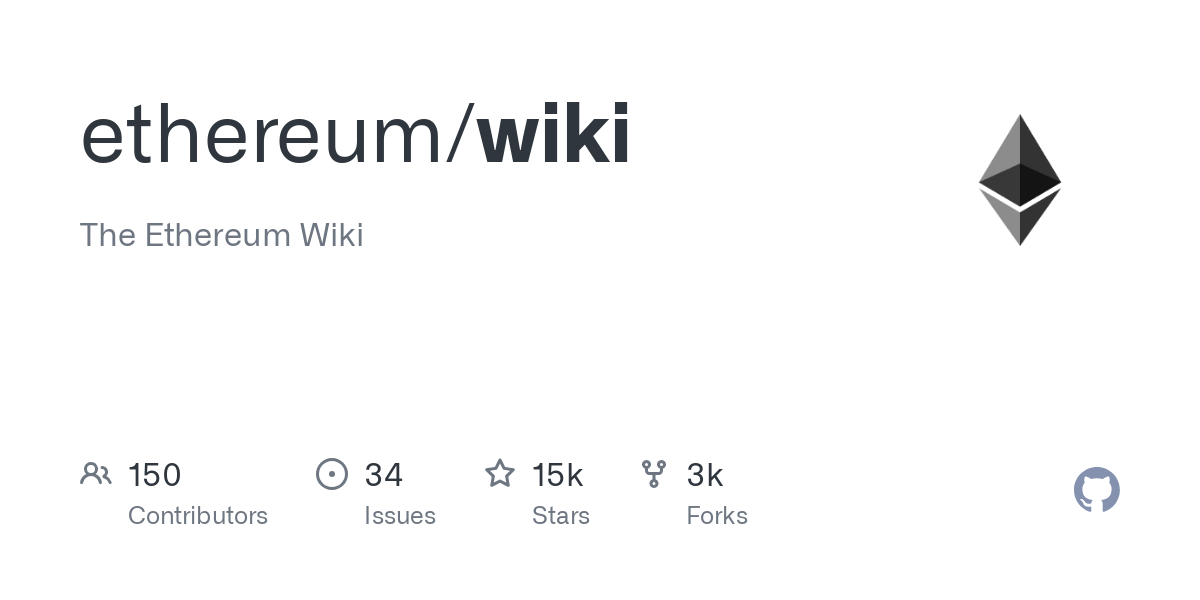 White Paper · ethereum/wiki Wiki · GitHub