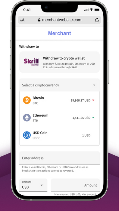 Skrill wallet users can now instantly buy and sell cryptocurrencies | EN