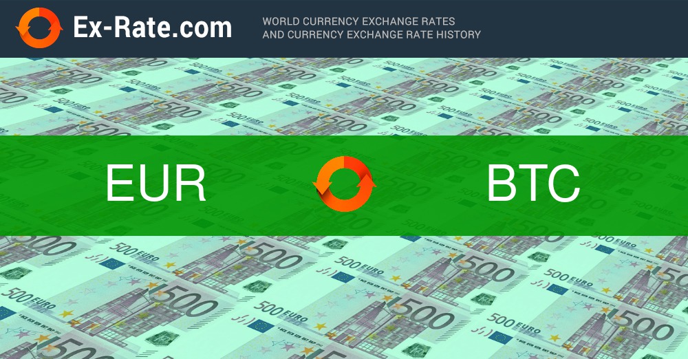 How much is euro € (EUR) to btc (BTC) according to the foreign exchange rate for today