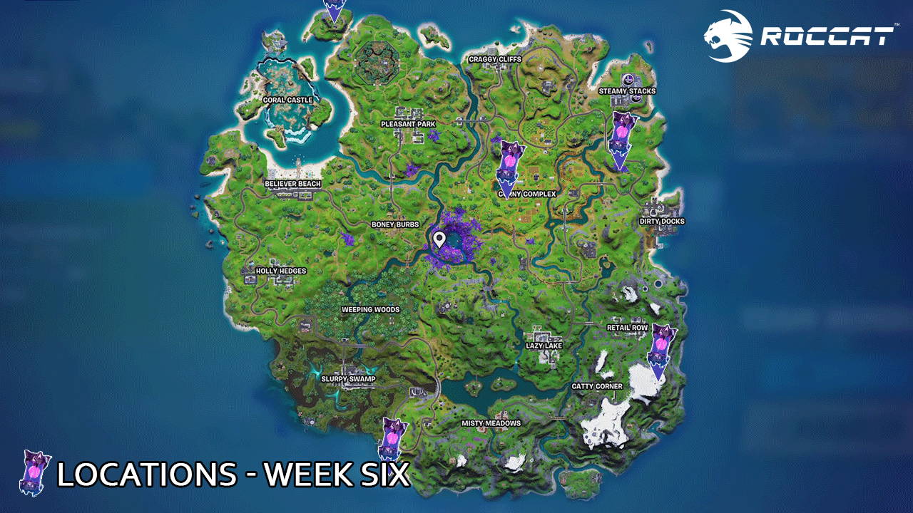 Fortnite Season 4 XP Coins Locations - Maps for All Weeks! - Pro Game Guides