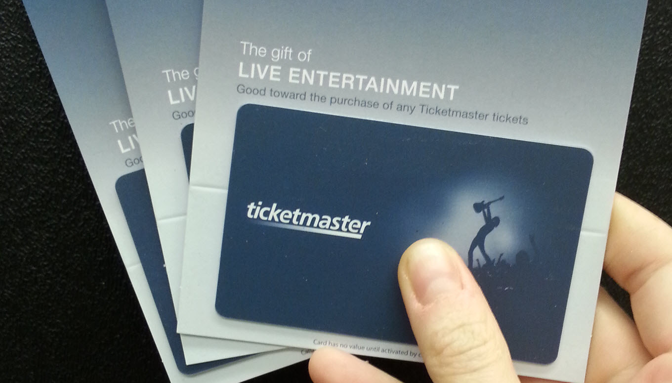 Ticketmaster Gift Card | Prezzee UK