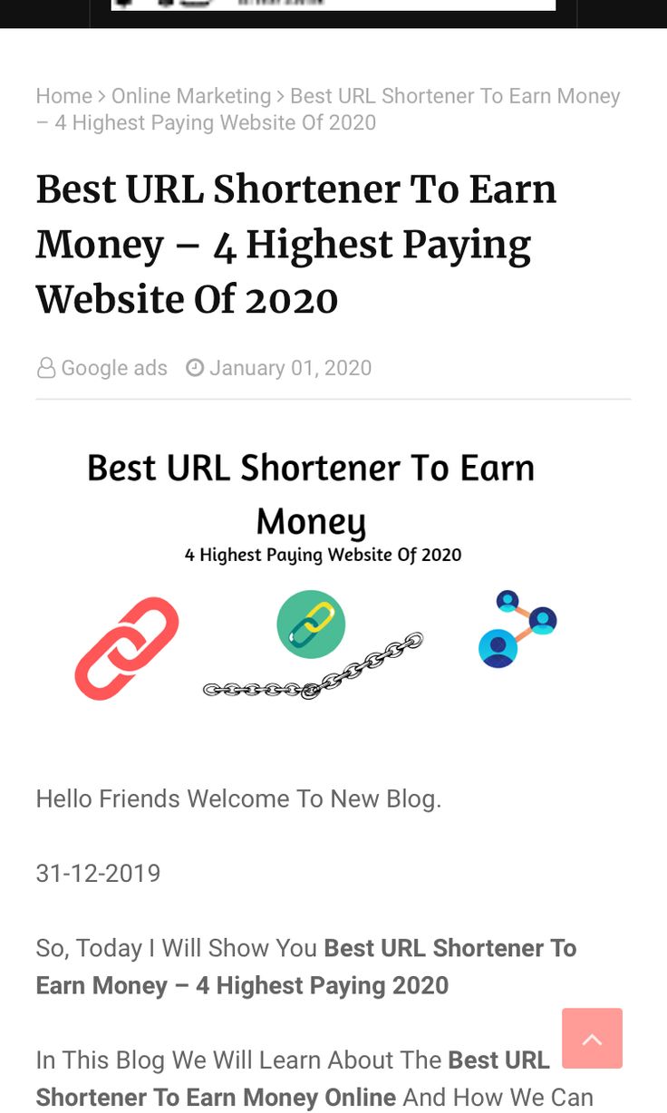 Best URL Shortener to Earn Money (High Paying URL Shortener)