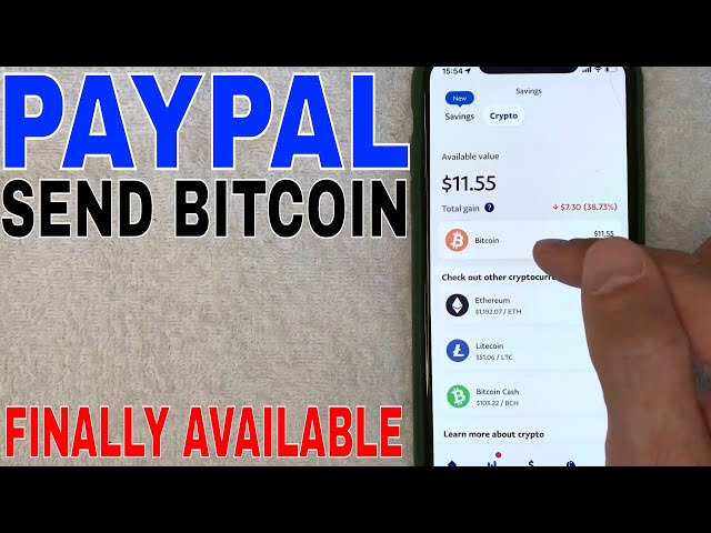 How do I sell my Cryptocurrency with PayPal? | PayPal GB