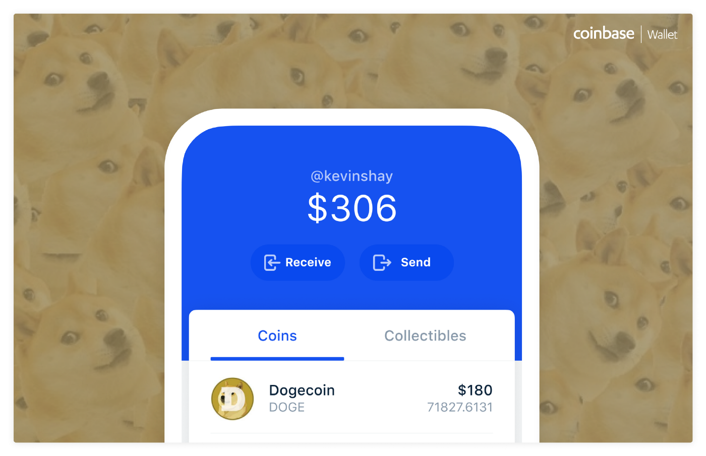 Coinbase Wallet Now Supports Dogecoin (DOGE)