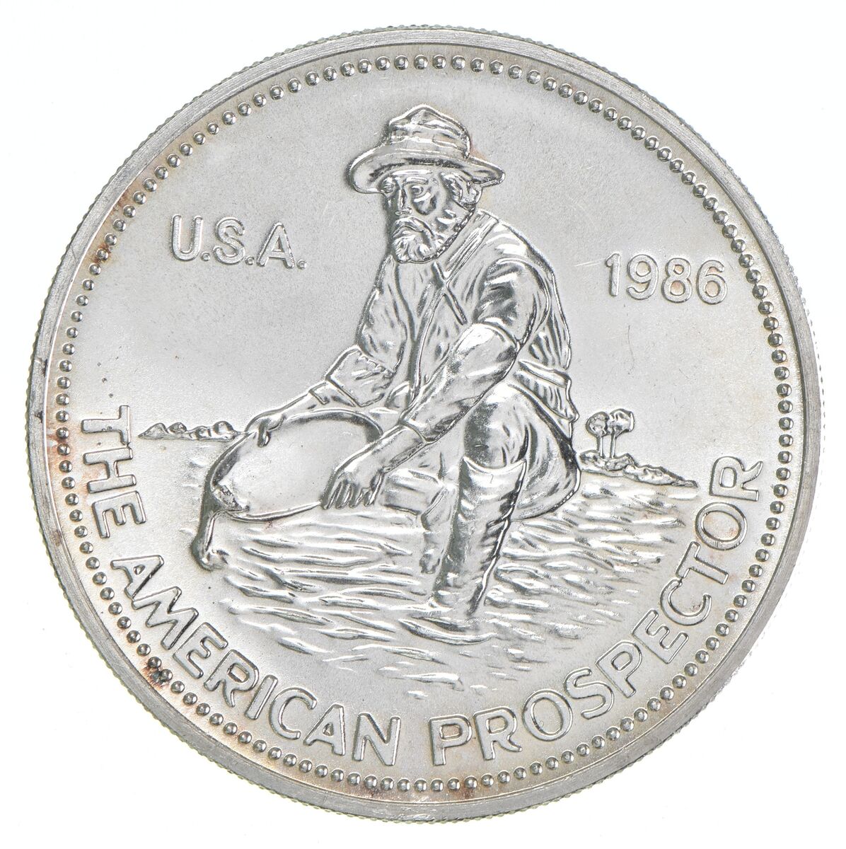 Coin Page: Engelhard American Prospector silver round