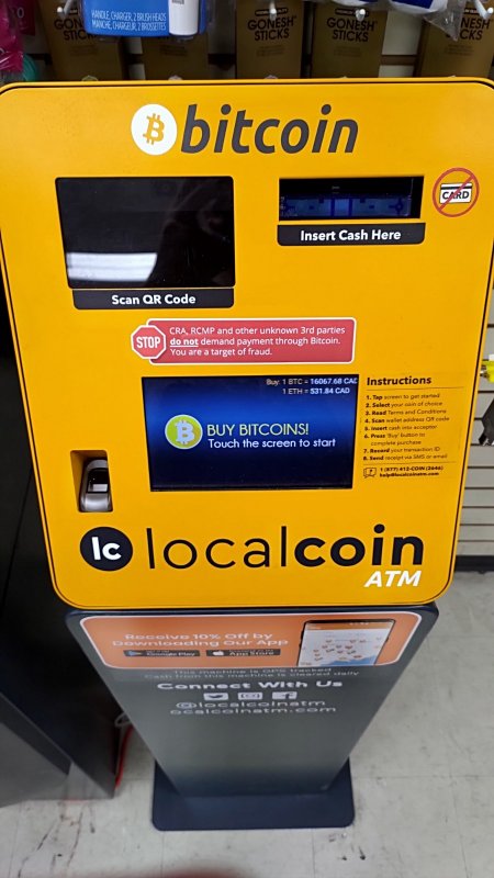 Bitcoin ATMs in Church St & Shuter St | Localcoin