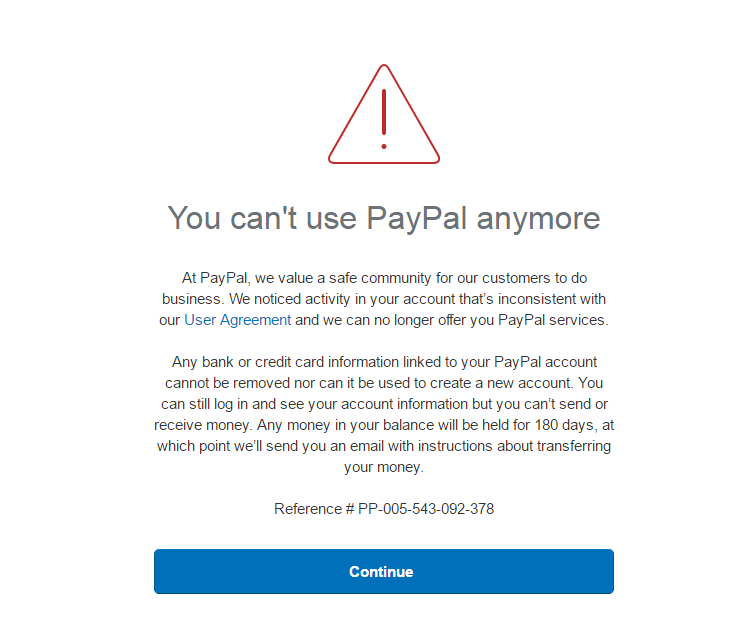 How did I get permanently banned from PayPal with my money locked inside? - Consumer Rescue