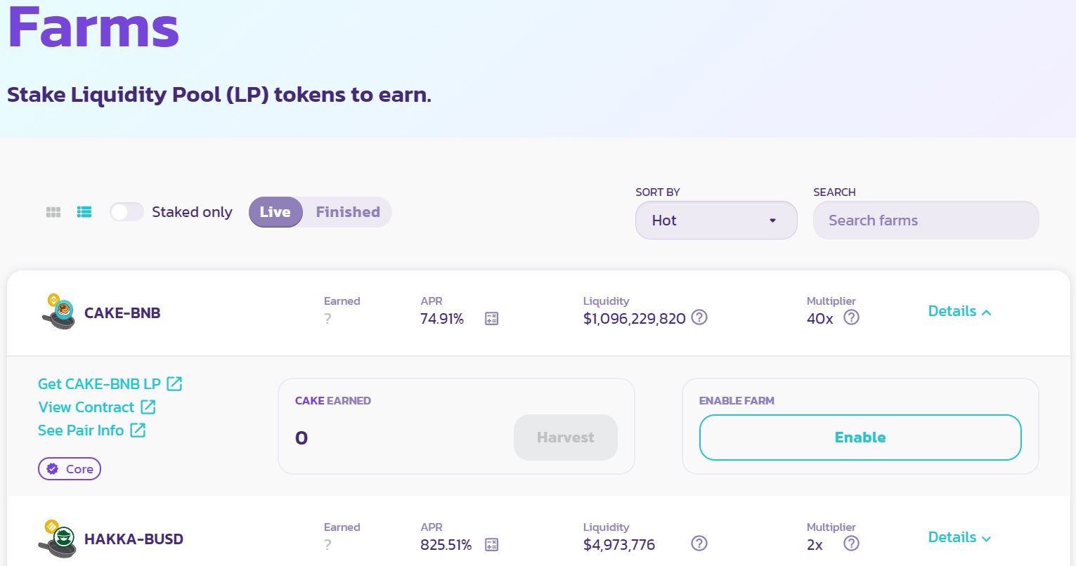 PancakeSwap (CAKE) Staking at % - cryptolive.fun