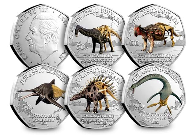 Tales of the Earth: The Dinosauria Collection 50p Coins | Chards