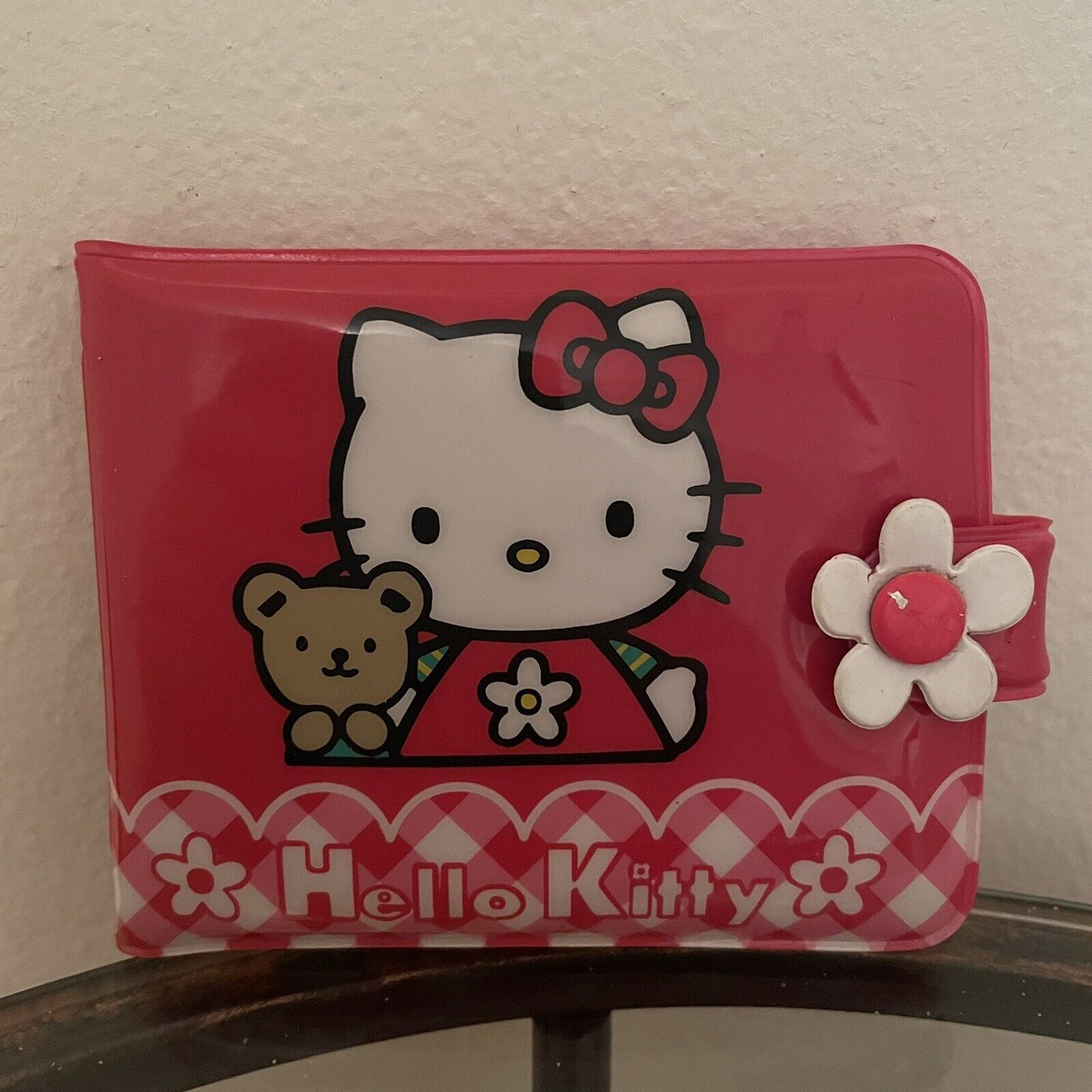 Hello Kitty Leather Trifold Wallet Red Sanrio Japan – cryptolive.fun