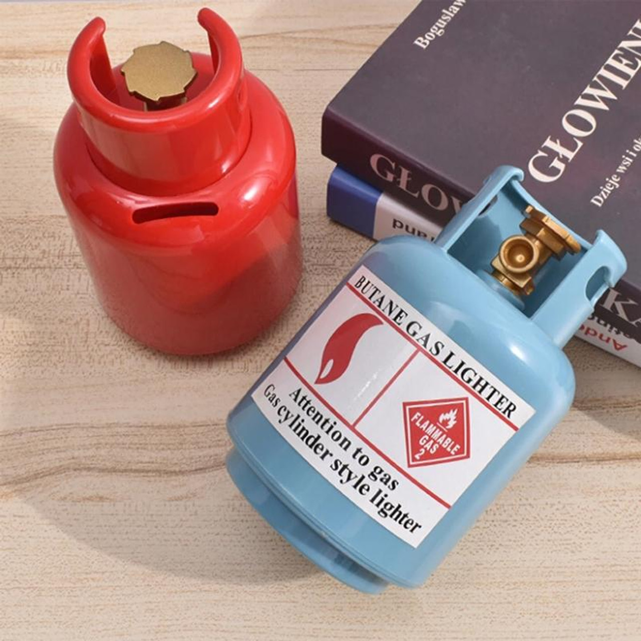 Promo gas cylinder - customized coin bank