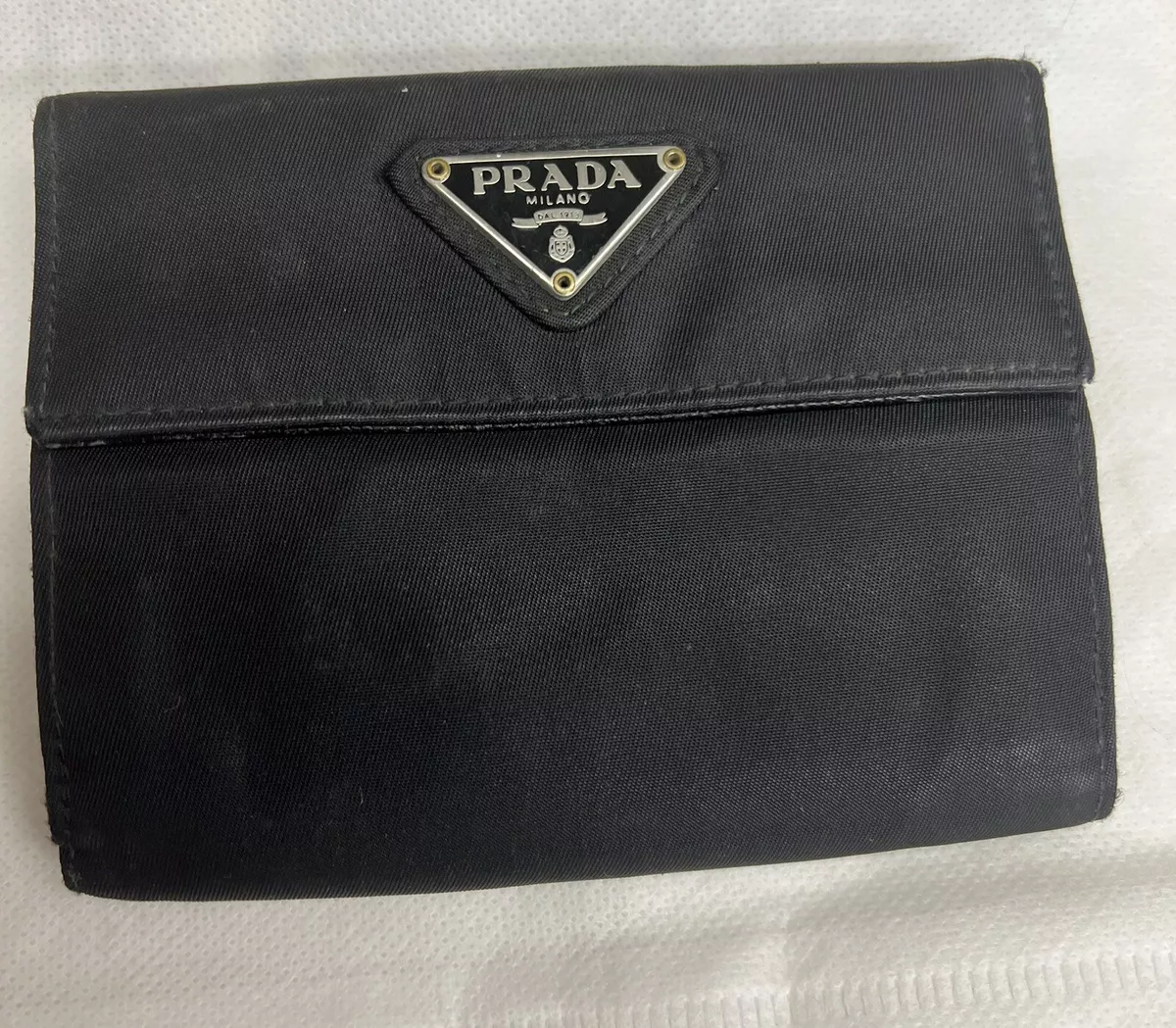 Prada Black Nylon in box Wallet – Sola Lucy