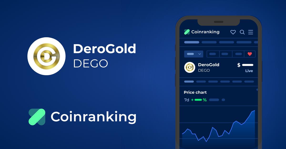 DeroGold Price, Info, DEGO to USD converter