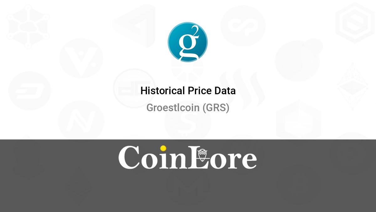 Groestlcoin Price Today - GRS Coin Price Chart & Crypto Market Cap