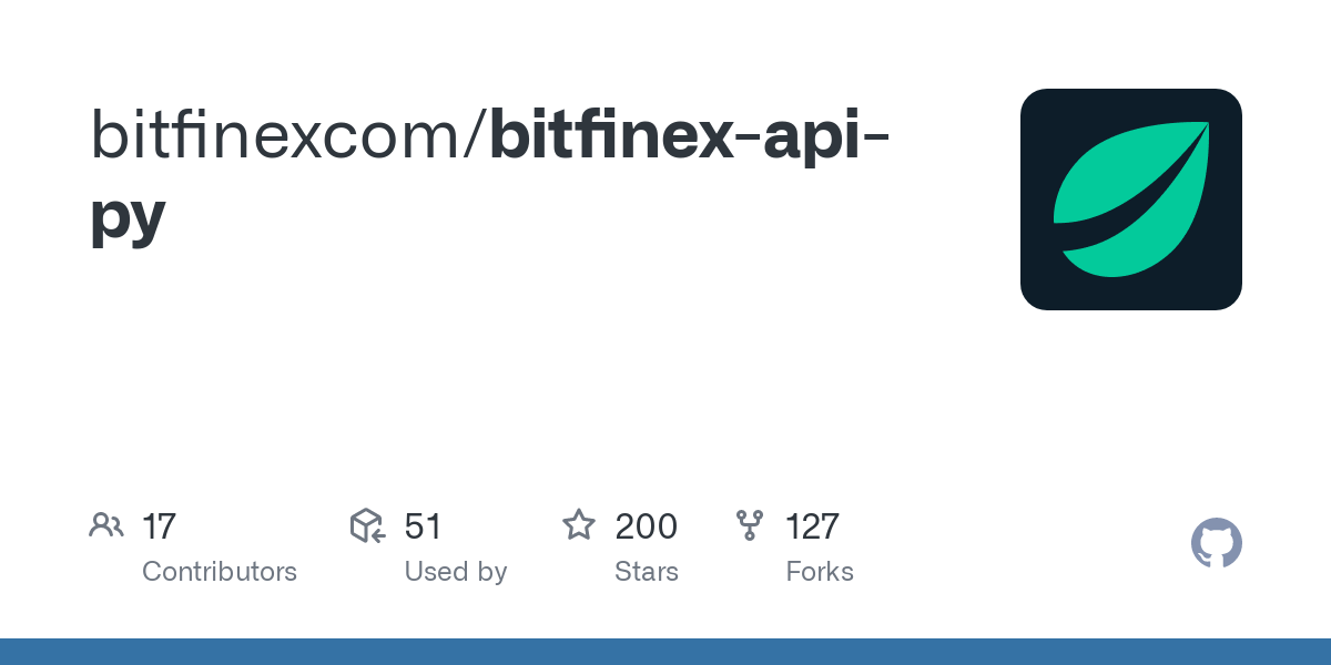 bitfinex on PyPI - cryptolive.fun