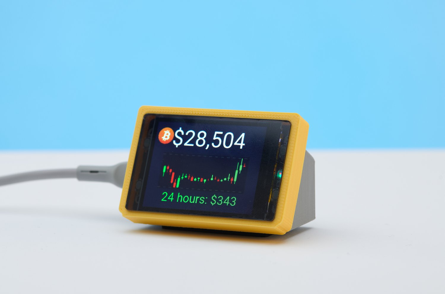 Desktop Cryptocurrency Ticker Display - Track Crypto Coin Price At a Glance!