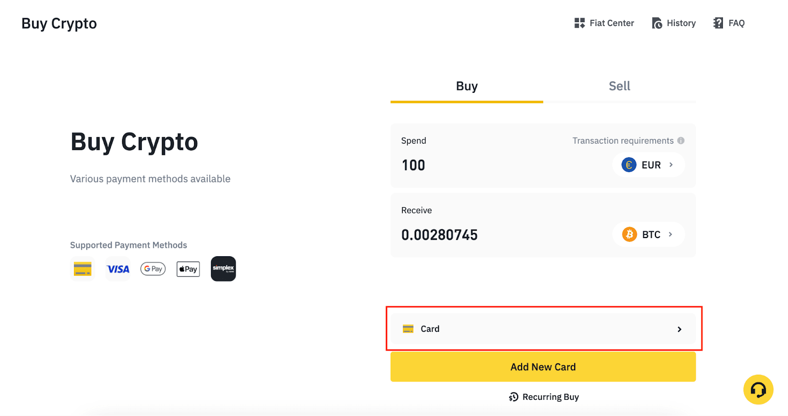 How to buy Bitcoin on Binance in ? - CoinCodeCap