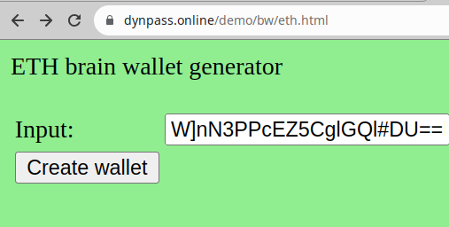 cryptolive.fun - deterministic bitcoin address generator