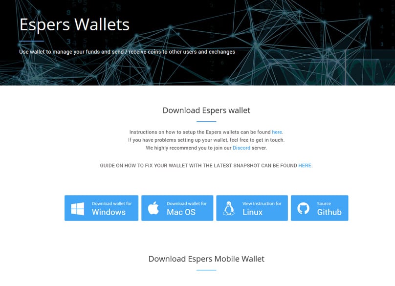 Creating & Using the Espers Web Wallet – Blockchain SEO