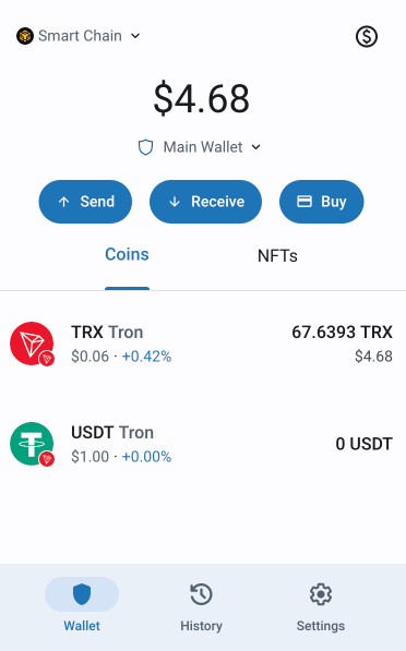 Am Unable to send USDT(TRC20) to other Binance Wallet - English - Trust Wallet