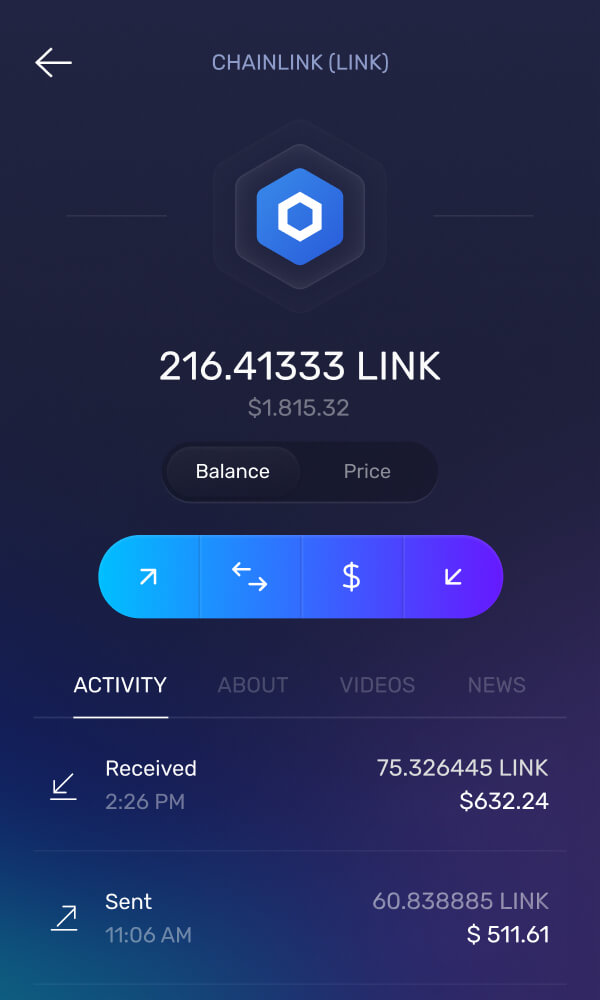 ChainLink Wallet Desktop & Mobile | Secure LINK Wallet | Infinity Wallet