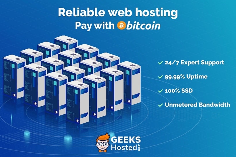 GeeksHosted - Bitcoin Web Hosting