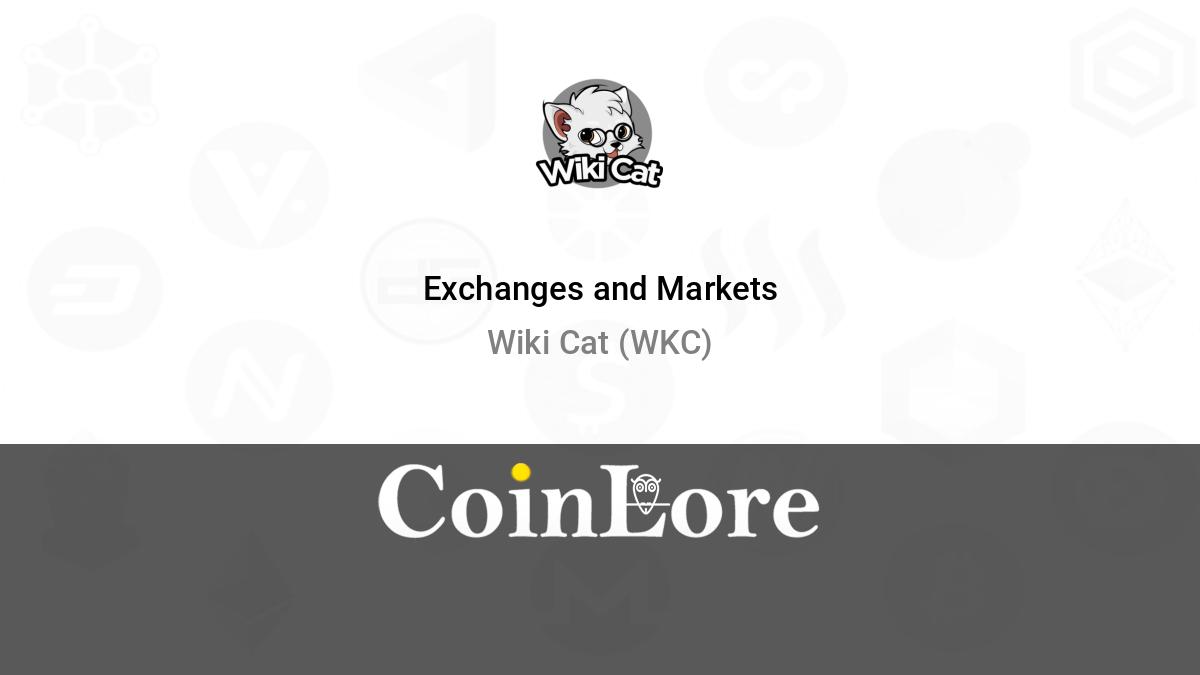 WIKI CAT (WKC) live coin price, charts, markets & liquidity