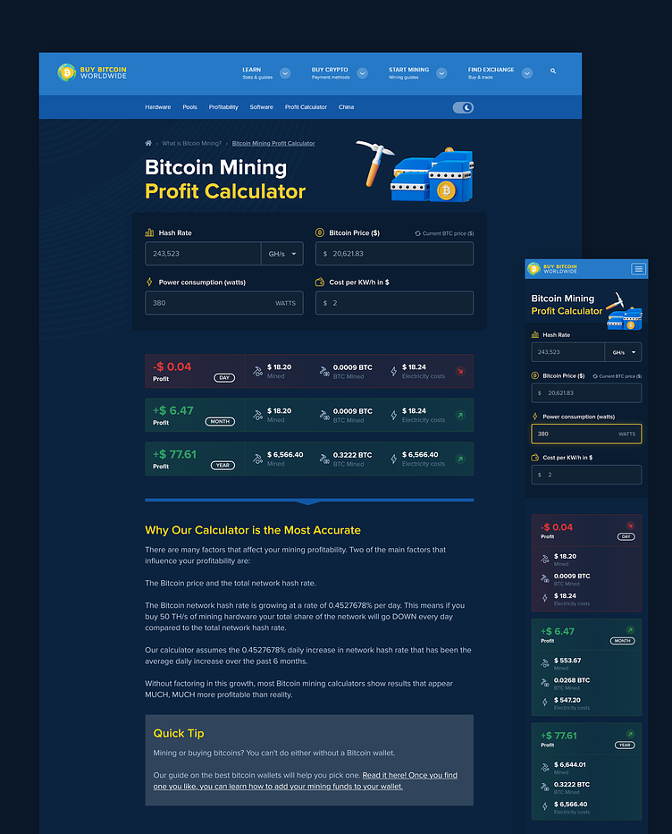 Free Crypto Profit Calculator