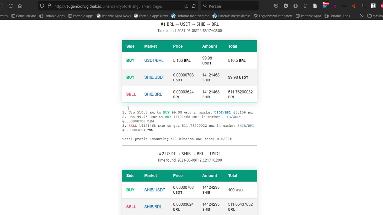 GitHub - Goz1e/arb Triangular Arbitrage Calculator for crypto exchanges