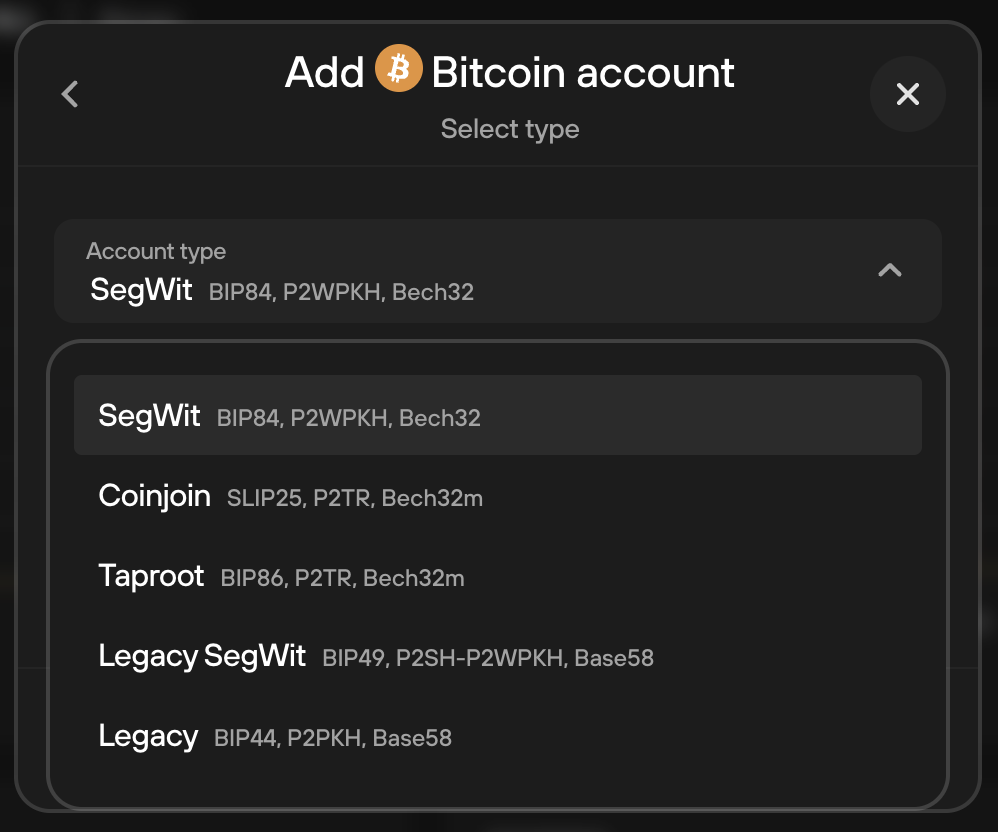 SegWit : Coinomi Support