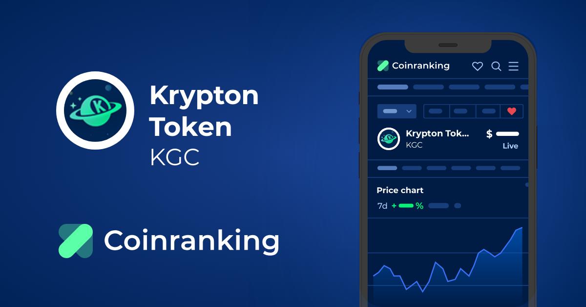 Krypton Galaxy Coin Price Today - Live KGC to USD Chart & Rate | FXEmpire