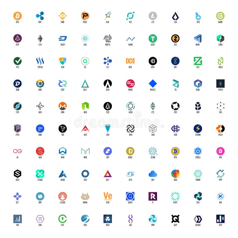 Cryptocurrency icons for free download | Freepik