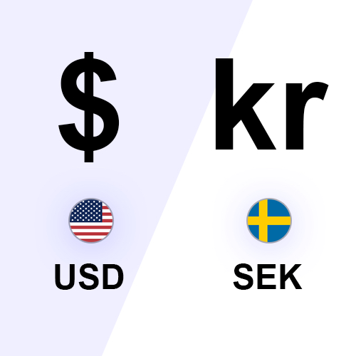 USD to SEK Convert US Dollars to Swedish Kronor