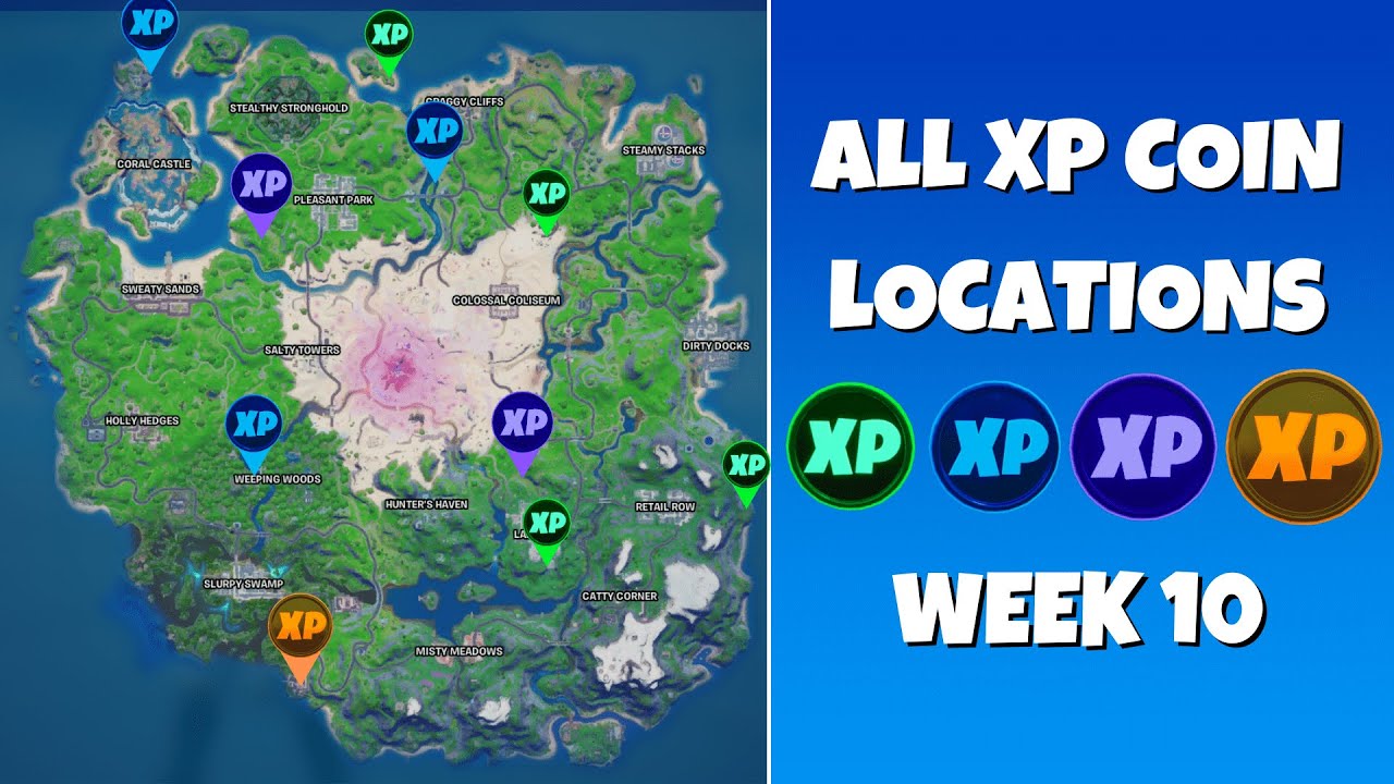 Where to find all the XP Coins in Fortnite Chapter 2, Season 5, Week 11 - Dot Esports