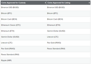 New York yields green list for eight virtual currencies