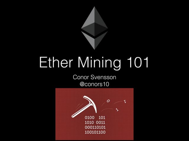 Crypto Miner's Guide to Ethereum