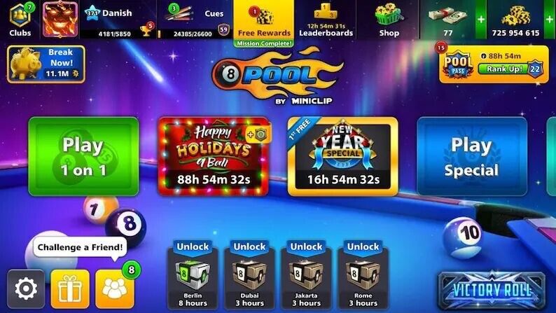 Top Up 8 Ball Pool Coins & Cash | Codashop Pakistan