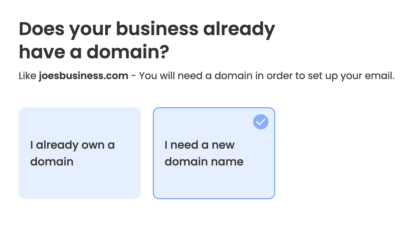 How to buy a domain email address for your brand or business| Hover Blog