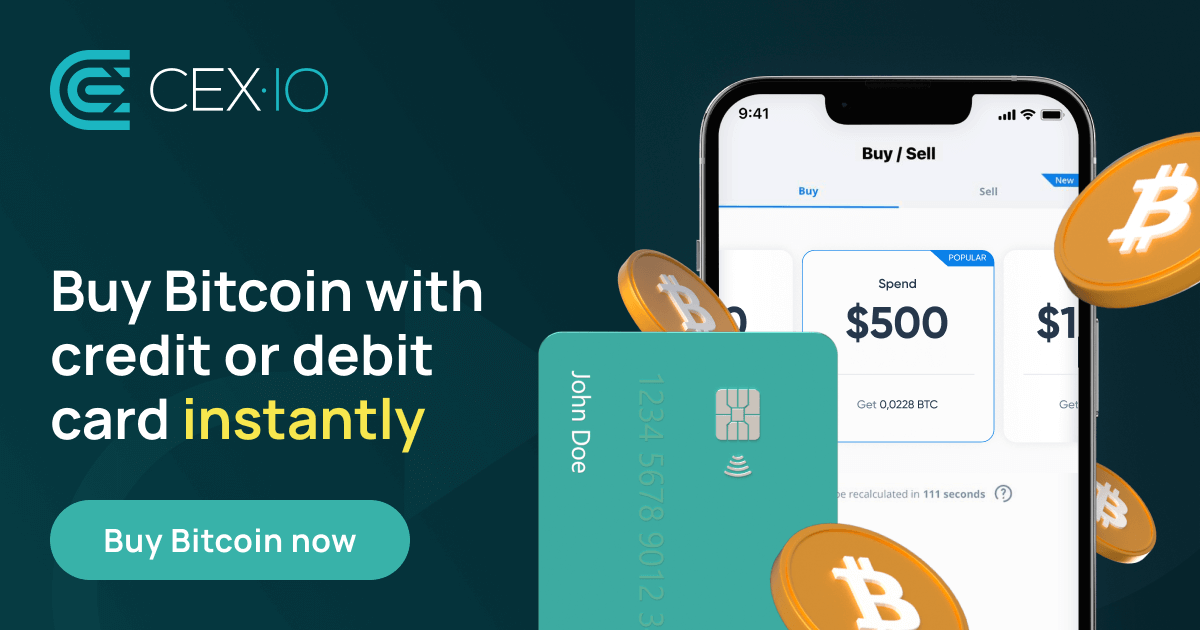 Buy Bitcoin with Credit or Debit Card Instantly