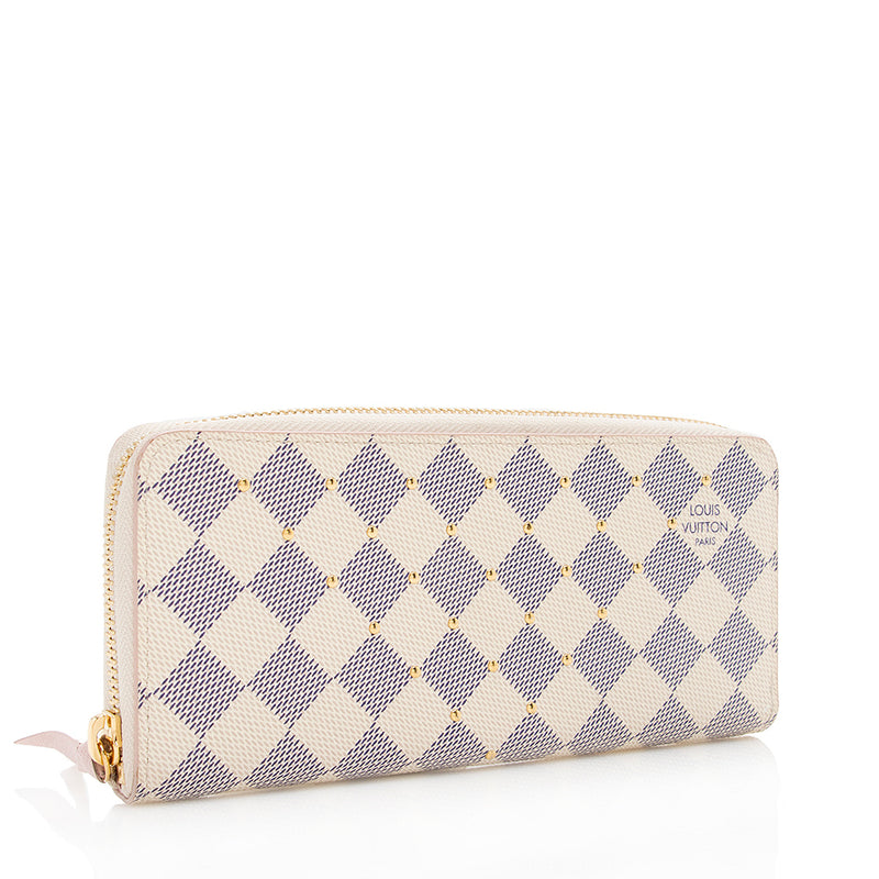 Pre Owned Louis Vuitton Damier Azur Canvas Clemence Wallet – Day's Jewelers