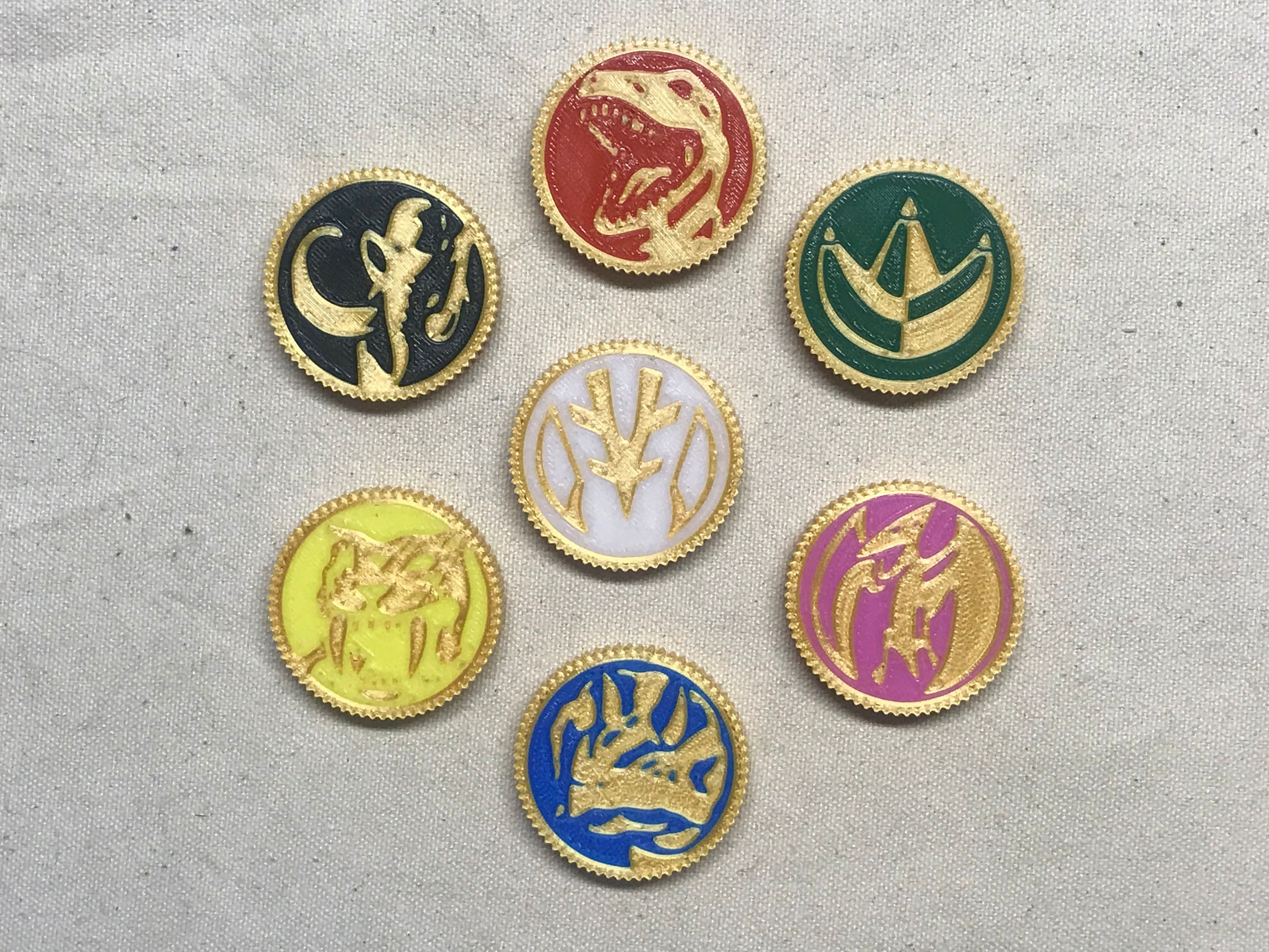 Power Rangers Power Coin Pins & Pin Sets – Lineage Studios